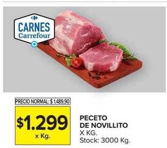 Carrefour Market Peceto de novillito oferta