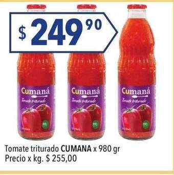Hergo Tomate triturado cumana oferta