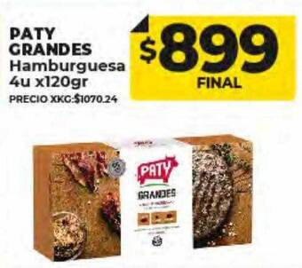Supermayorista Vital Paty grandes hamburguesa oferta