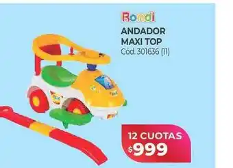 Naldo Lombardi Rondi andador maxi top oferta