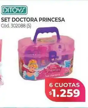Naldo Lombardi Ditoys set doctora princesa oferta
