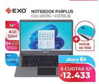Naldo Lombardi Exo notebook p49plus oferta