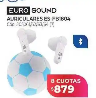 Naldo Lombardi Euro sound auriculares es-fb1804 oferta