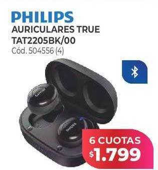 Naldo Lombardi Philips auriculares true tat2205bk 00 oferta