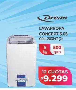 Naldo Lombardi Drean lavarropa concept 5.05 oferta