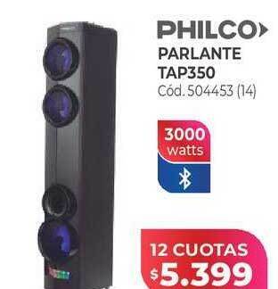 Naldo Lombardi Philco parlante tap350 oferta