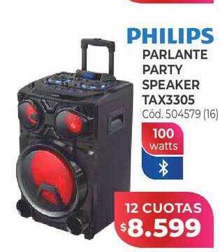Naldo Lombardi Philips parlante party speaker tax3305 oferta