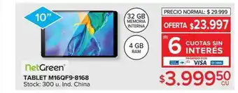 Carrefour Netgreen tablet m16qf9-8168 oferta