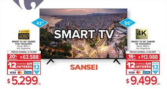 Carrefour Smart tv 43 oferta