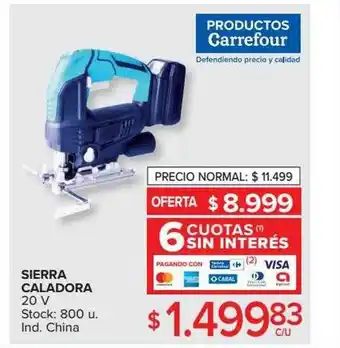 Sierra caladora 20 v