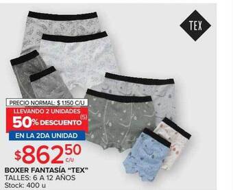 Carrefour Boxer fantasía oferta