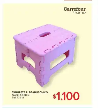 Carrefour Taburete plegable chico oferta