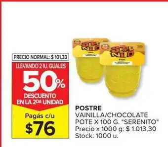 Carrefour Market Postre vainilla-chocolate pote oferta
