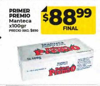 Supermayorista Vital Primer premio manteca oferta