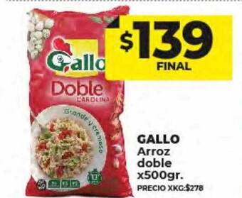 Supermayorista Vital Gallo arroz doble oferta