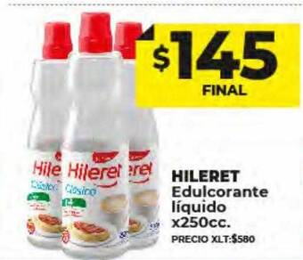 Supermayorista Vital Hileret edulcorante líquido oferta