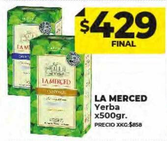 Supermayorista Vital La merced yerba oferta