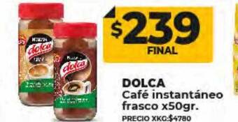 Supermayorista Vital Dolca café instantáneo frasco oferta