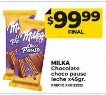 Supermayorista Vital Milka chocolate choco pause leche oferta