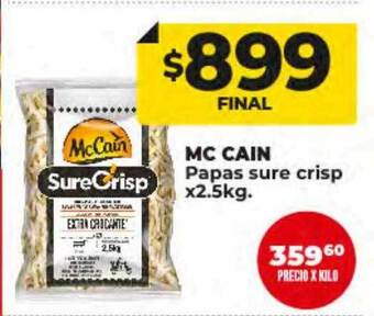 Supermayorista Vital Mc cain papas sure crisp oferta