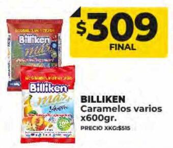 Supermayorista Vital Billiken caramelos varios oferta