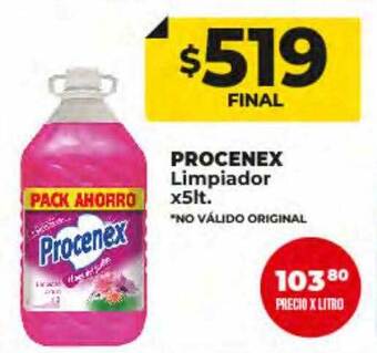 Supermayorista Vital Procenex limpiador oferta