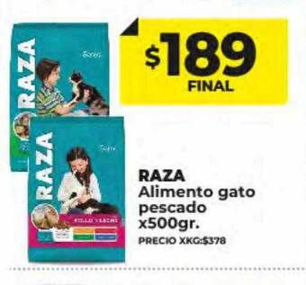 Supermayorista Vital Raza alimento gato pescado oferta