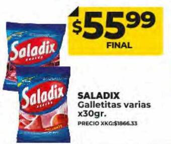 Supermayorista Vital Saladix galletitas varias oferta