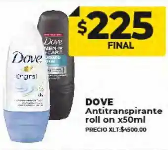 Supermayorista Vital Dove antitranspirante roll on oferta