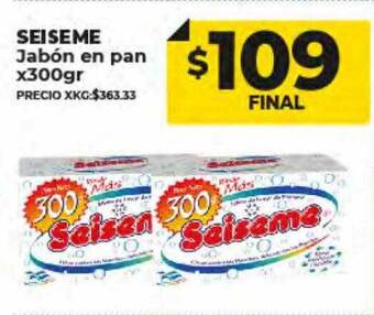 Supermayorista Vital Seiseme jabón en pan oferta