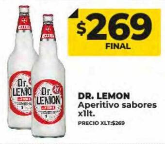 Supermayorista Vital Dr. lemon aperitivo sabores oferta