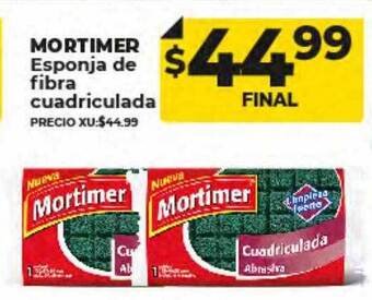 Supermayorista Vital Mortimer esponja de fibra cuadriculada oferta