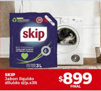 Supermayorista Vital Skip jabon liquido diluido oferta
