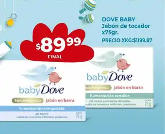 Supermayorista Vital Dove baby jabón de tocador oferta
