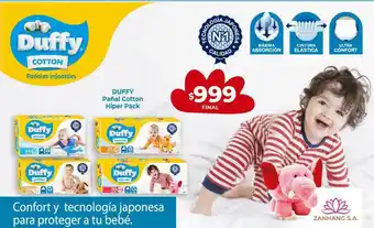 Supermayorista Vital Duffy pañal cotton hiper pack oferta
