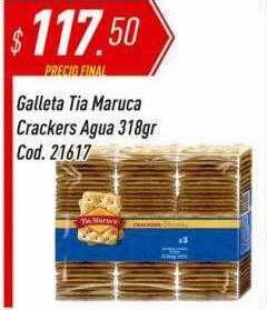 Supermercados Comodin Galleta tia maruca crackers agua oferta