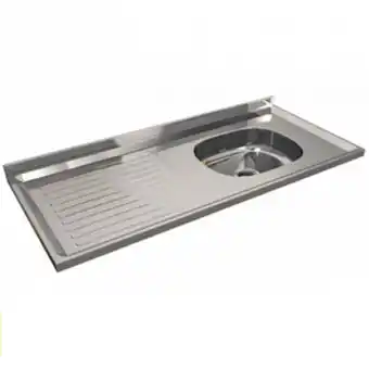 Musimundo Mesada centro estant 1200r inoxidable y gris oferta