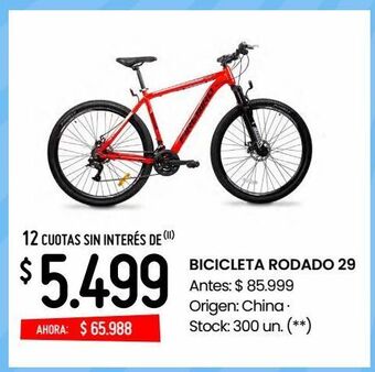 Changomas Bicicleta rodado 29 oferta