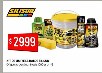 Changomas Kit de limpieza balde silisur oferta