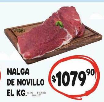 Supermercados Mariano Max Nalga de novillo oferta
