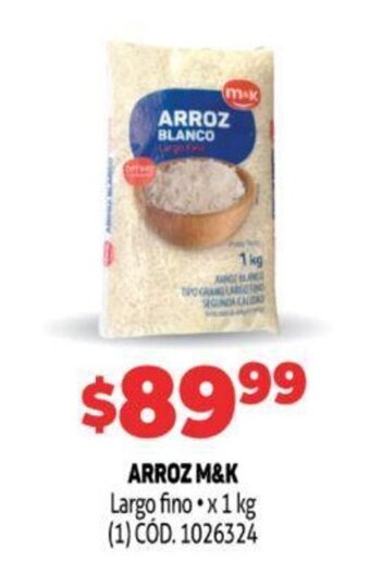 Makro Arroz M&K oferta