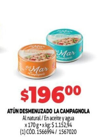 Makro Atún desmenuzado LA CAMPAGNOLA oferta