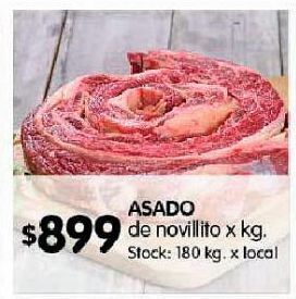 Disco Asado de novillito x kg oferta