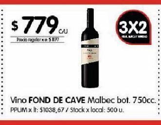 Disco Vino fond de cave 750cc oferta