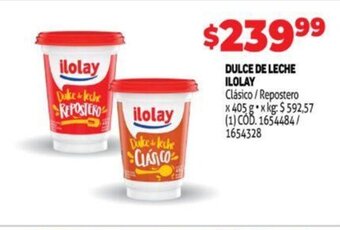 Makro Dulce De Leche Ilolay oferta