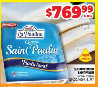 Makro Queso Cremoso Saint Paulin oferta