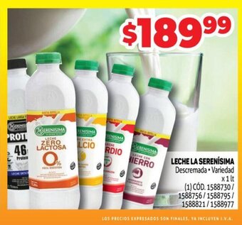 Makro Leche La Serenisima oferta