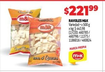 Makro Ravioles M&k oferta