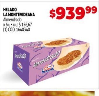 Makro helado La Montevideana oferta
