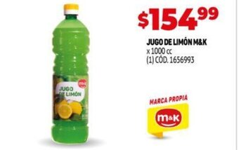 Makro Jugo De Limon M&k oferta